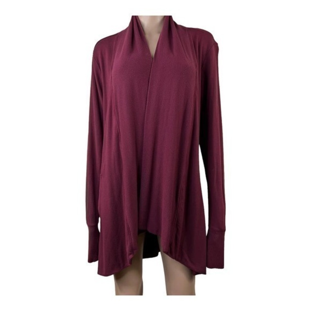 Athleta Women Sweater Cardigan Red Velvet size S